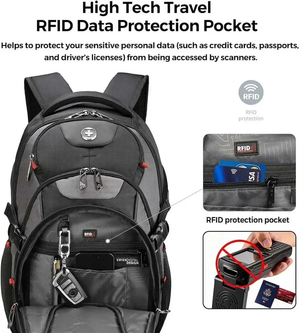 Swissdigital Univector Backpack With USB Charging System